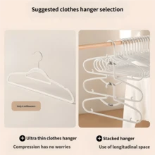 1 Peça Bolsa Suspensa de Compressão Bege (90/110/130cm) - Design Selado a Vácuo Economiza 40% de Espaço, Adequado para Jaquetas de Penas e Roupas de Inverno, Armazenamento de Luxo Transparente, Presente Ideal para Ação de Graças/Natal/Halloween e - Multicolorido - Visão 9