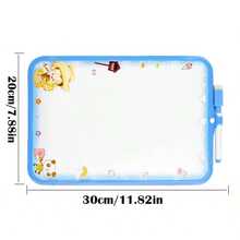 1/4pcs Kids Whiteboard For Teaching, Cartoon Double-Sided Erasable Drawing Board, Student Graffiti Wipe Board, Back To School Gift (Comes With Erasable Marker, Color Random) - Multicolor - View 2