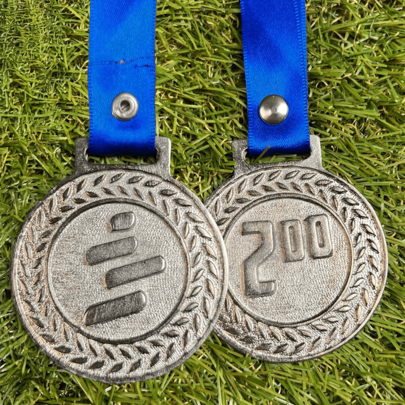 10 Medallas De Premiación Doble Cara Conmemorativa Oka Calidad Premium 1er 2do o 3er Lugar Metal