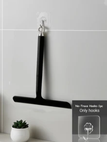 1pc Powerful Silicone Glass Squeegee, Anti-Slip Grip, Wear-Resistant And Durable, Compact And Miniature, Ergonomic Handle, Multi-Functional Glass Cleaning Tool, Suitable For Household Bathrooms And Car Glass Use, Window Cleaning Tool