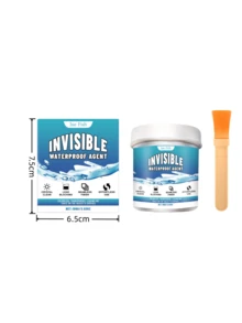 Transparent Waterproof Sealant - Quick Leak Sealing, Indoor/Outdoor Use, Forms Transparent Film, Waterproof & Durable, No Need To Break Tiles, Solves Leakage Issues In Kitchen/Bathroom/Window Sills/Walls, Suitable For Toilet & Tile Gaps, Tile Gaps Leakage, Window Sill & Balcony Leakage, Exterior Wall Waterproofing & Leak Repair, Floor Drain Edge Leakage, Bathroom Floor Gaps