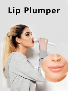 Lip Plumper, Vacuum Suction Lip Enhancer - Instant Natural Lip Plumping, Painless Home Lip Plumping Tool, Silicone Material, Portable, Designed Specifically For Women.