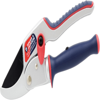 SECATEURS  RATCHET TWIST ANVIL SJ6458RS, Blue, 21.5 X 6.5 X 2.5 Cm