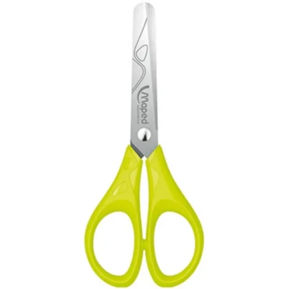 Tesoura escolar aço ponta arredondada Maped 13cm