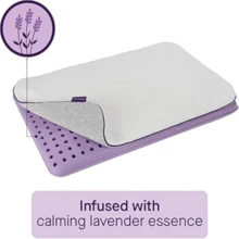 Junior Pillow For Kids (3 Plus) In Reflex Support Foam, Breathable With Lavender Essences For A Relaxing Sleep ...