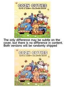 Libro para colorear de 48 páginas "Coco", con diseños lindos adecuados para adultos y niños, patrones audaces y simples, ilustraciones grandes y claras, ideal para relajarse. Se puede usar como regalo de Navidad, Halloween, cumpleaños, Día del Niño, útiles escolares, útiles de regreso a clases o útiles escolares. - Multicolor - Ver 12