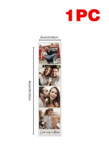 1/3/5pcs Customized Travel Fridge Magnets, Personalized Magnetic Photo Frames, Multi-Photo Collage Fridge Magnets, Travel Souvenir Photos, Panoramic Photo Fridge Magnets, Creative Rectangular Souvenirs, Couples Anniversary Gifts, Best Friend Birthday Gifts