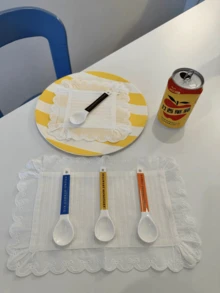 1件/6件装韩式柔白竹纹花卉蕾丝餐垫，多用途餐桌装饰杯垫 - 彩色 - 查看 8