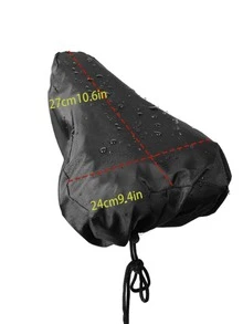 1pc Bicycle Seat Cover, Waterproof & Dustproof Seat Protector With Drawstring, Rain & Snow Resistant, Sun Shade - Multicolor - View 9