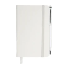 PromoClick Mini libreta de 80 hojas con boligrafo touch - Blanco - Ver 9
