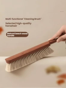 Chổi cầm tay, lông mềm, cán gỗ sồi tẩm dầu, cán dài, dùng để vệ sinh giường/quần áo/ghế sofa/phòng khách/phòng ngủ. - A - Xem 4