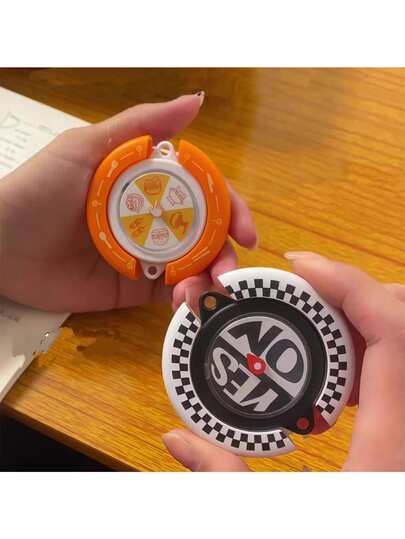 Decision Spinner - A Creative Toy & Desktop Decoration To Solve Indecision, Stress-Relieving & Brain-Teasing Decision-Making Spinner. A Cute Prop For Choosing Meals, "Yes Or No" Questions & Random Selections. Exquisite Design Details, Upgraded Material For Better Durability. Suitable For Various Scenarios