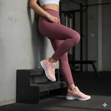 Women's Gym Shoes – Ideal For Walking, Running And Exercise - Nude - View 2