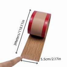 1 Roll 3 Meters X 5.5cm Floor Cable Protector, PVC Cable Concealer, Network Cable Management Duct, Hides And Organizes Cables, Open Slot Design To Prevent Cable Exposure And Tripping, Suitable For Floor, Wall, Desk And More - Multicolor - View 3