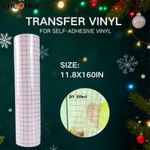 1卷CHEONET转印胶带,适用于永久性自粘乙烯基材料,是乙烯基贴纸、派对装饰、汽车贴花DIY、工艺切割的理想选择,粘性强,转印效率高。 - 紅色 - 查看 15