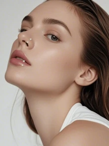 18g 20g Bạc Vàng Nhẫn mũi hình móng ngựa Bộ đinh tán mũi bằng thép không gỉ Nhẫn mũi nửa vòng Nhẫn mũi đá quý đôi Nhẫn vách ngăn hình móng ngựa pha lê Sụn Daith Helix Bông tai vành khuyên Vòng môi Trang sức xỏ khuyên mũi Nhẫn mũi có ren trong Trang sức mũi hình ngôi sao Trái tim Màu hồng - Bộ khuyên mũi - Xem 6