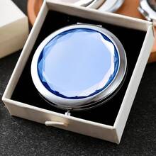 Customized Compact Makeup Mirror, Personalized Engraved Folding Pocket Mirror, Portable Double-Sided High-Definition Mirror, Stainless Steel Compact Mirror, Valentine's Day Gift, Spring, Bridesmaid, Wedding Gift, Customized Floral Engraved Makeup Mirror, Suitable For Gifting To Girlfriends, Moms, Mother's Day, Birthday, Graduation, Wedding, Anniversary, Practical Gift - Multicolor 3 - View 39