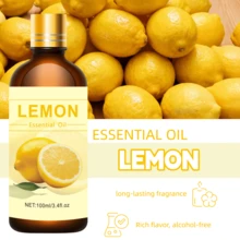 100ml, 30ml, 10ml Lemon Essential Oil, Aromatherapy Oil, Yoga Oil, Suitable For Diffuser, Candle Making, Soap, Car Aromatherapy, Home Fragrance - Home & Living / Home Decor / Home Fragrance Products, Gift For Best Friends, Gift For Her - Lemon Essential Oil - View 2
