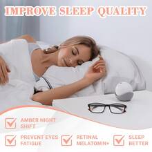 3 Pcs Auto Focus Glasses, Automatic Zoom Reading Intelligent Self Adjusting Presbyopia Anti-Blue Light Glass Adjustable Presbyopic Color-Changing Smart Look Far And Near For Men Women(Black) - 預設 - 查看 5