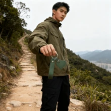 1Pc Heart-Shaped Keychain, Creative Accessories For Bags For King's Day - Multicolor - View 8