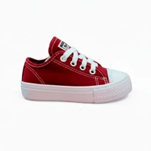 Traditional Boots Star Kids' Tennis Shoes, Comfortable Canvas, Affordable, For Boys And Girls - 紫紅色 - 查看 2