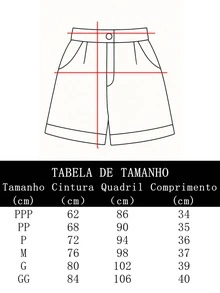 KLIOU Women's Simple Tailored Shorts With Side Zipper And Bag - Xám - Xem 3
