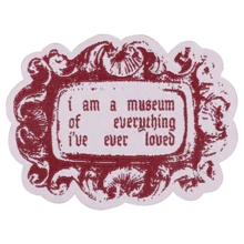 1pc Museum-Themed Heat Transfer Vinyl Patches, 2 Colors, Arts & Crafts Lovers DIY Clothing Decoration Accessories