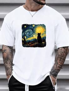playera de hombre playeras de hombre camisas de hombre parahombre casuales tops deportiva de hombre casual sudadera disfrazropa de hombre pijama de hombre pijamas para hombre pijamas enpareja pijamas hombre - Blanco - Ver 1