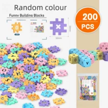 Digital Building Block Toys For Kids, Building Toys, Building Set, Children'S Educational Toys, Interlocking Creative Connecting Kit-Promote Fine Motor Skills Sensory Development-Random Color - Multicolor - View 12