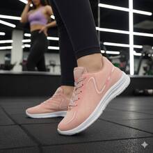 Women's Gym Shoes – Ideal For Walking, Running And Exercise - Nude - View 5