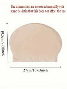 1个可重复使用的橡胶光头套/搞笑假发 万圣节派对道具 喜剧电影 角色扮演 活动派对用品 乳胶假发帽 - 彩色 - 查看 5