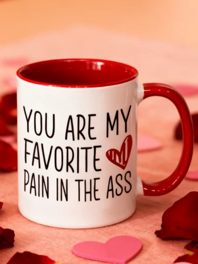 1 Cốc cà phê gốm 11oz vui nhộn ngày lễ tình nhân dành cho bạn trai hoặc chồng - Cốc quà tặng, hoàn hảo cho sinh nhật, Ngày của cha, Ngày của mẹ, Ngày lễ tình nhân, Máy rửa chén