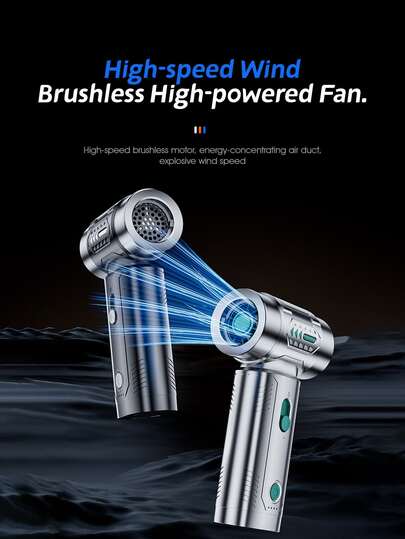 Easypie Selection 四合一无刷吸尘器，手持便携，集吸尘吹风、吸尘泵和气泵于一体，另带手持小风扇，多种功能，轻松清除角落灰尘和缝隙碎屑。