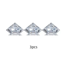 3/10pcs Elegant Acrylic Diamond Table Card Holders, Transparent Resin Table Number Plate Stands, Perfect For Wedding Decor, Party Decor, Room Decor And Home Decor - Multicolor - View 12