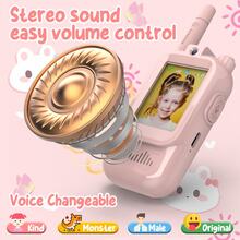 Bộ 2 máy bộ đàm video cho trẻ em (3-12 tuổi) Tầm xa, Không cần Internet, Có camera Lý tưởng cho việc chơi ngoài trời & vui chơi trong nhà Quà tặng hoàn hảo cho trẻ em trong dịp lễ/Giáng sinh - Nhiều màu - Xem 6