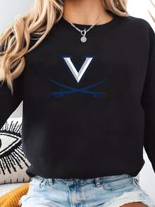 Cavaliers Virginia University Memorial Cremation Urn Sweatshirt - màu đen - Xem 1