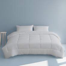 White Quilt Machine Washable, Super Soft For Home, Hotel, Guest House Use, Single & Double Bed Size Silk Floss Filled Comforter, Waterproof