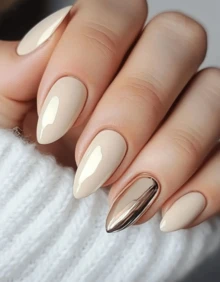 Gel Nail Polish - #57 Beige Cream - View 2