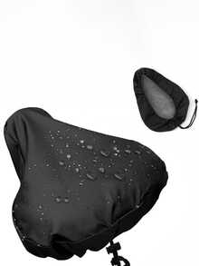 1pc Bicycle Seat Cover, Waterproof & Dustproof Seat Protector With Drawstring, Rain & Snow Resistant, Sun Shade - Multicolor - View 8