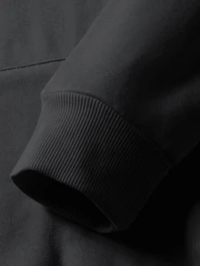 Plus Size Men's Zip-Up Hoodie And Drawstring Waist Sweatpants 2 Piece Set, Autumn/Winter - Dark Grey - View 4