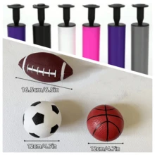 3pcs Sports Ball Set, Including Mini Basketball, Soccer Ball, And Rugby Ball, Suitable For Indoor And Outdoor Play, Sports And Leisure Games - Multicolor - View 6