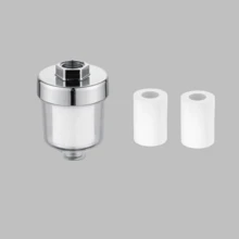 Filtro de ducha con cartucho de filtro reemplazable, purificador de agua para uso doméstico, universal para bañarse y calentadores de agua caliente