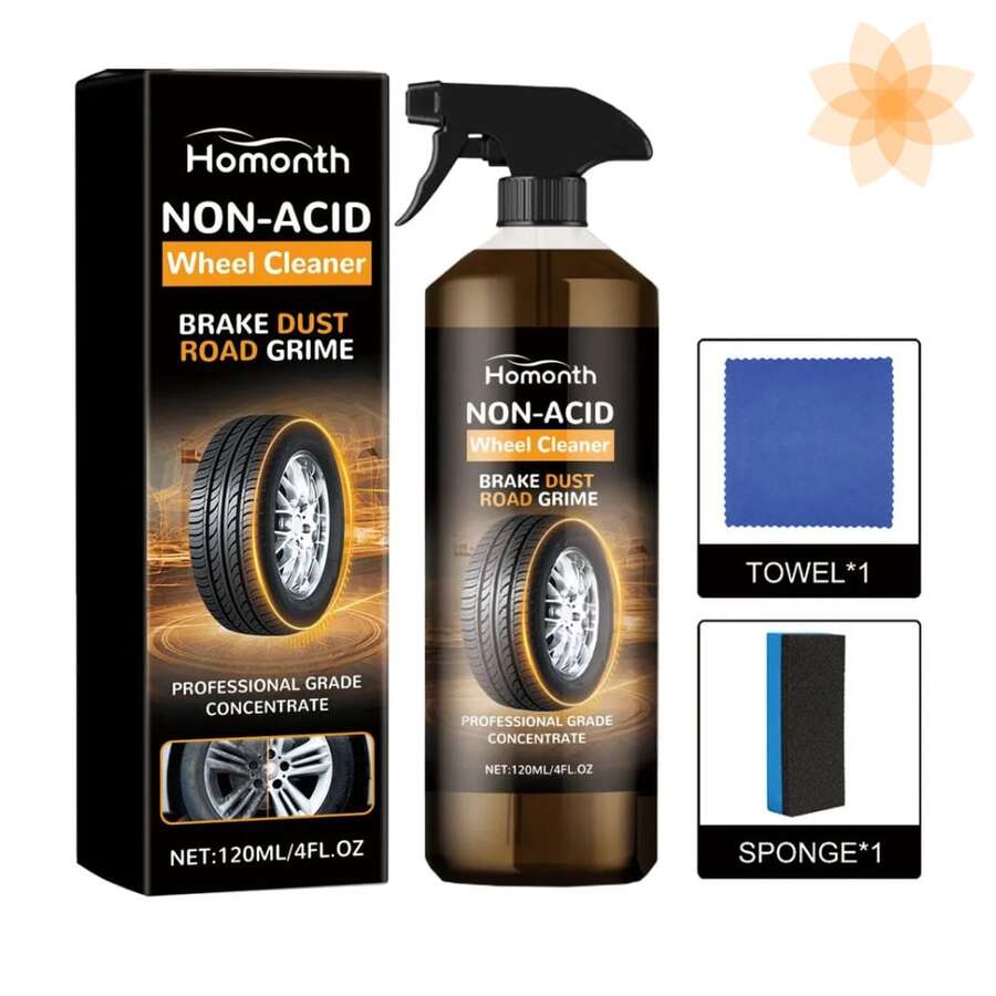 Limpiador descontaminante quita oxido, Desoxidante de Metal, Producto Multifuncional para Pulir y Renovar Ruedas de Auto, Quitar Óxido de Griferías y Acero Inoxidable, Elimina Manchas de Óxido, Limpia Profundamente y Restaura el Brillo, Para auto, carro, vehiculo, motocicletas, bicicletas, practico y facil de usar, hogar, exteriores, automotriz, para neumaticos, llantas, piezas de metal
