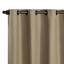 Blackout Blackout Curtain 2.20 X 1.30m Bedroom Living Room - 摩卡棕 - 查看 4