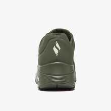 Skechers Zapatillas de running con amortiguación deportiva UNO Cushion 73667 para mujer - Verde Oliva - Ver 4