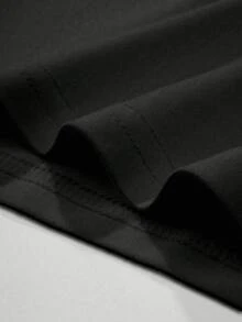 Áo thun tập luyện cơ bắp dành cho nam, vật dụng thiết yếu cho người đam mê thể dục, màu đen cổ điển, phù hợp cho phòng tập và các hoạt động ngoài trời mùa hè. - màu đen - Xem 5