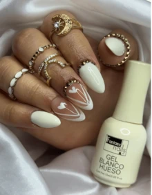 Gel Nail Polish - #54 Bone White - View 2