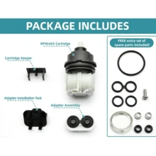 RP19804 Shower Cartridge Compatible With  1300/1400 Series Single Handle Tub Bathtub Shower Faucet    Monitor Cartridge Rep Plumbing Parts, RP22734 Bonnet Nut (1993-2) - RP46463 Cartridge+RP22734 Bonnet Nut (2006-present) - View 2
