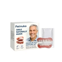 Feimuko Denture Fitting Kit - Resin Denture Fitting Kit - Comfortable Fit, Natural Appearance, Easy To For. - trắng - Xem 2