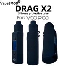 VapeSMOD New Vape Device Drag X2 Protective Case Suitable For VOOPOO Drag X2 Body, Silicone Protective Case With Full Protection, Anti-Slip, Anti-Drop, Integrated Silicone Protective Shell
